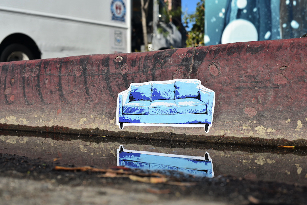 street couch sticker